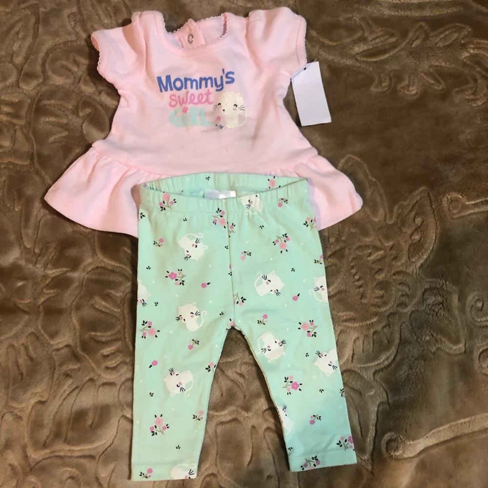 newborn baby girl outfit set